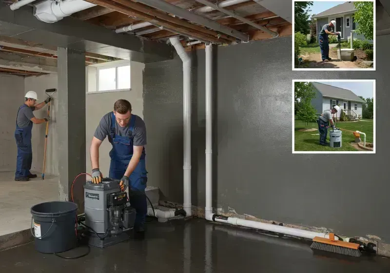 Basement Waterproofing and Flood Prevention process in Mount Pulaski, IL